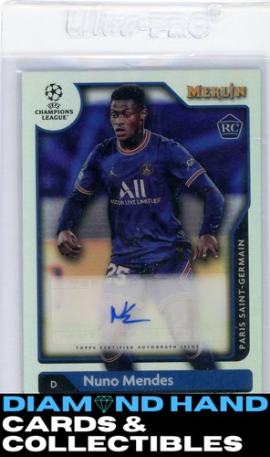 Nuno Mendes 2021 Panini Merlin Chrome