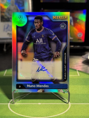 Nuno Mendes 2021 Topps Merlin Chrome Refractor