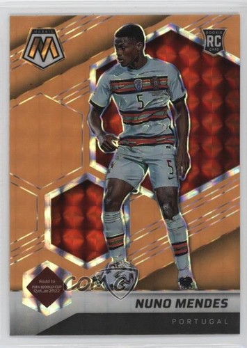 Nuno Mendes 2021 Panini Mosaic FIFA Road to World Cup Mosaico Arancione