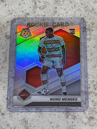 Nuno Mendes 2021 Panini Mosaic FIFA World Cup Silver Prizm #111