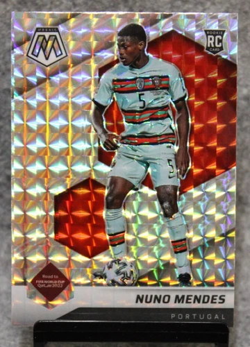 Nuno Mendes 2021 Panini Mosaic World Cup FIFA Silver Mosaic Prizm #111