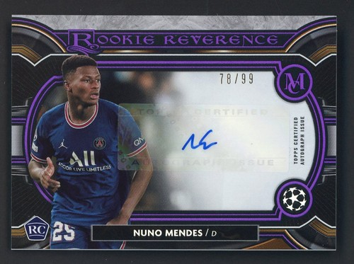Nuno Mendes 2021 Topps Museum /99