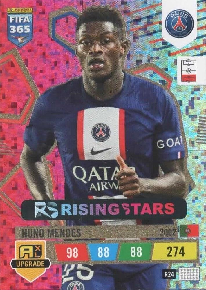 Nuno Mendes 2023 Panini Adrenalyn XL FIFA 365 Upgrade