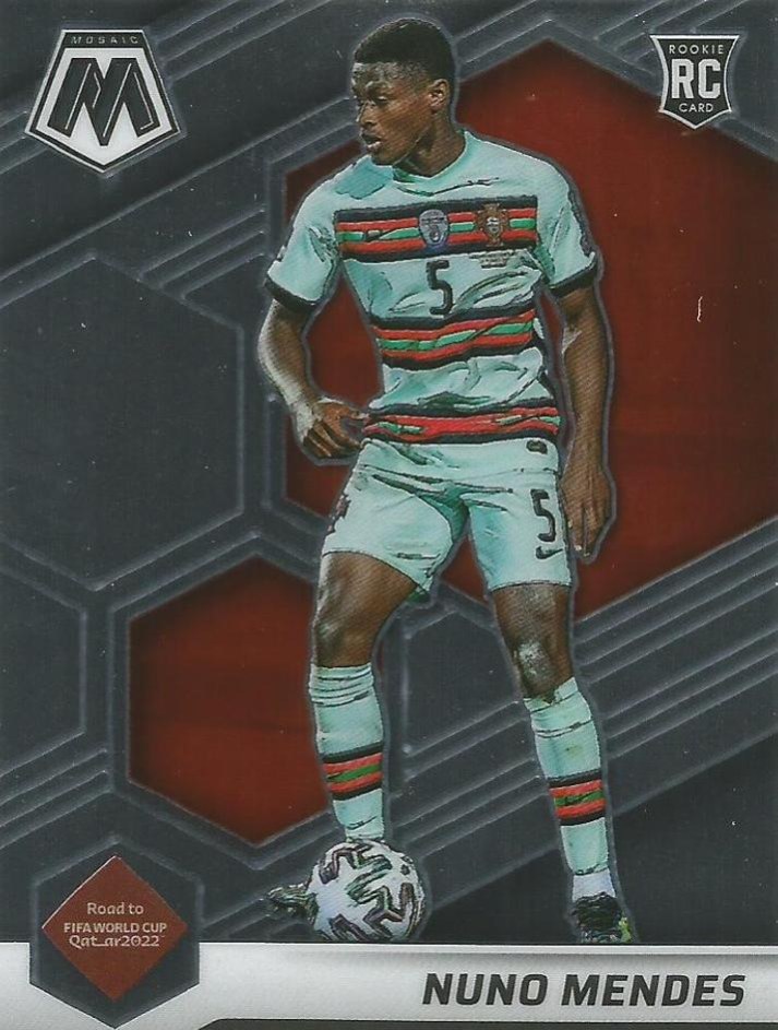 Nuno Mendes 2021 Panini Mosaic Road to FIFA World Cup