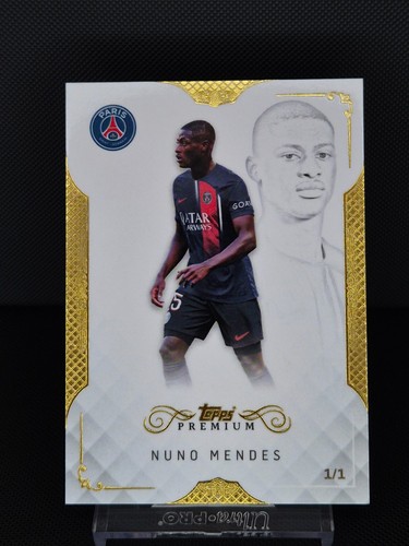Nuno Mendes 2024 Topps Premium Gold 1/1