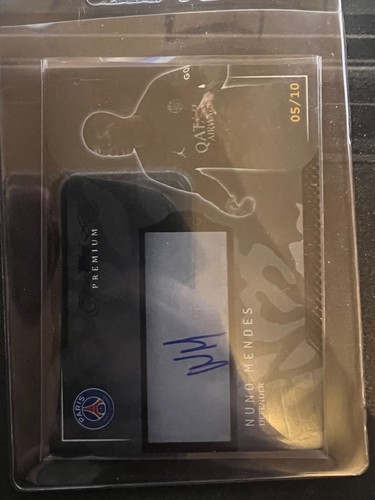 Nuno Mendes 2023 Topps Premium PSG /10