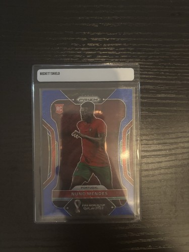 Nuno Mendes 2022 Panini Prizm FIFA World Cup Qatar Blue Wave /199