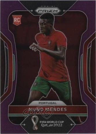 Nuno Mendes 2022 Panini Prizm Purple Prizm /199