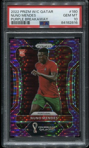 Nuno Mendes 2022 Panini Prizm World Cup Qatar Purple Breakaway Prizm /35