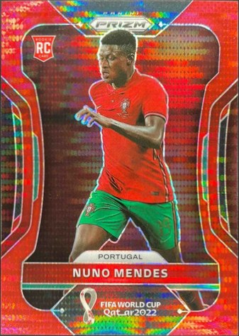 Nuno Mendes 2022 Panini Prizm World Cup Red /99