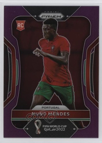 Nuno Mendes 2022 Panini Prizm World Cup Viola Prizm /199