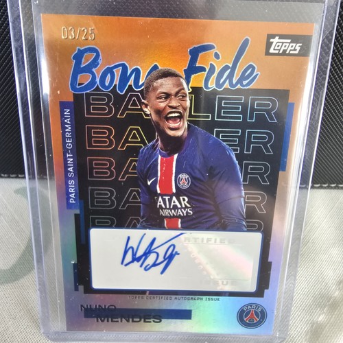 Nuno Mendes 2025 Topps PSG 25/26 03/25