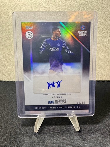 Nuno Mendes 2024 Topps PSG Champions d'Europe /10