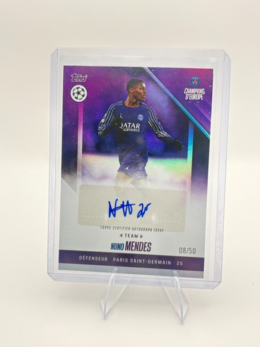 Nuno Mendes 2025 Topps PSG Champions d'Europe /50