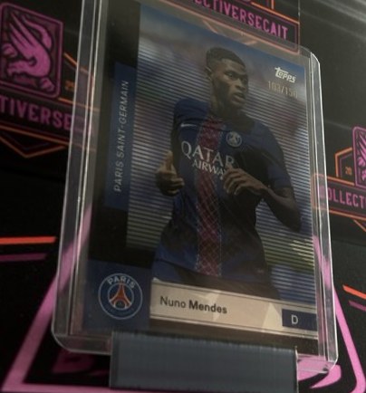 Nuno Mendes 2025 Topps PSG Team Set /150