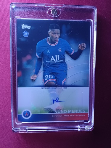Nuno Mendes 2021 Topps PSG Team Set