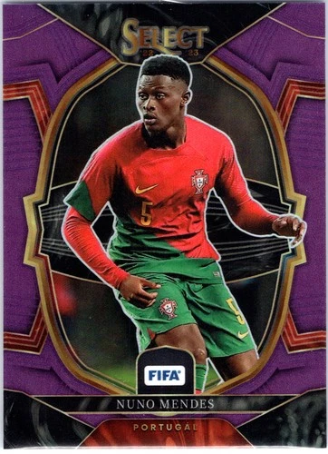Nuno Mendes 2023 Panini Select FIFA Viola /75