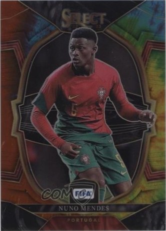 Nuno Mendes 2022 Panini Select Tie-Dye Prizm /49