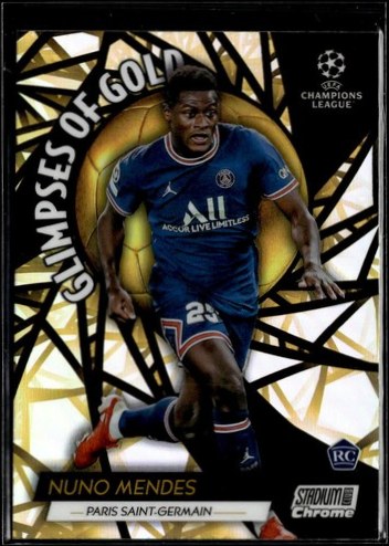 Nuno Mendes 2022 Topps Stadium Club Chrome Gold