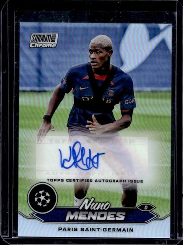 Nuno Mendes 2023 Topps Stadium Club Cromo UEFA