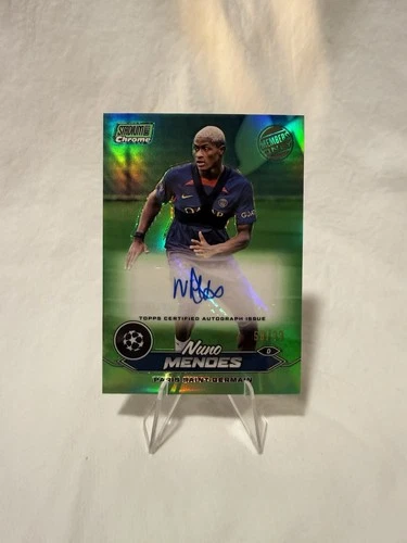 Nuno Mendes 2024 Topps Stadium Club Neon Green /99