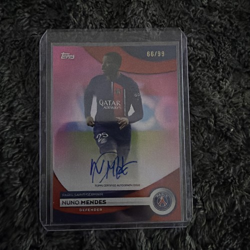 Nuno Mendes 2023 Topps Team Set PSG /99