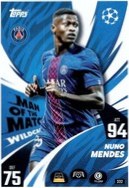 Nuno Mendes 2025 Topps UCC /99