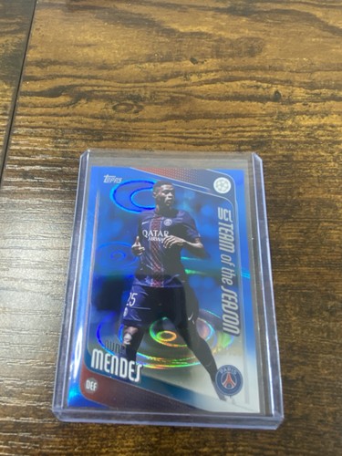 Nuno Mendes 2025 Topps UCC UCL Azul 133/150