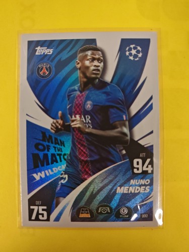 Nuno Mendes 2025 Topps UEFA Champions League