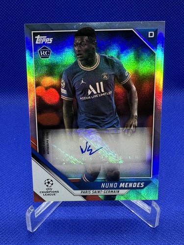 Nuno Mendes 2021 Topps UEFA Champions League Silver