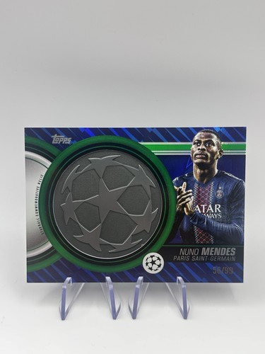 Nuno Mendes 2025 Topps UEFA Club Competitions Green Foil /99