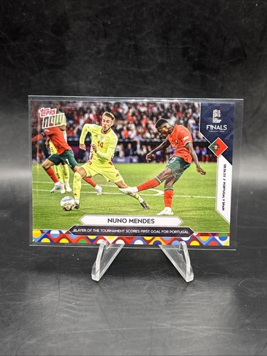 Nuno Mendes 2025 Topps UEFA Nations League Orange