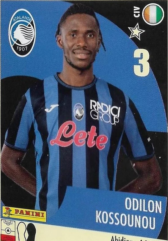 Odilon Kossounou 2024 Panini Calciatori Stickers