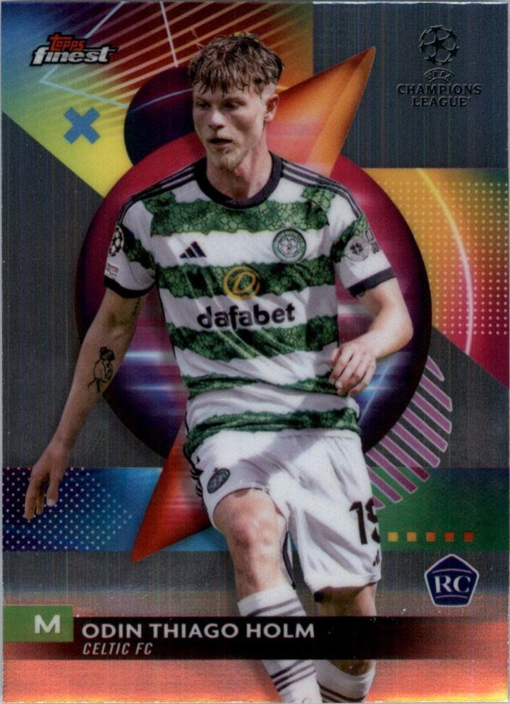 Odin Thiago Holm 2023 Topps Finest UEFA Club Competitions