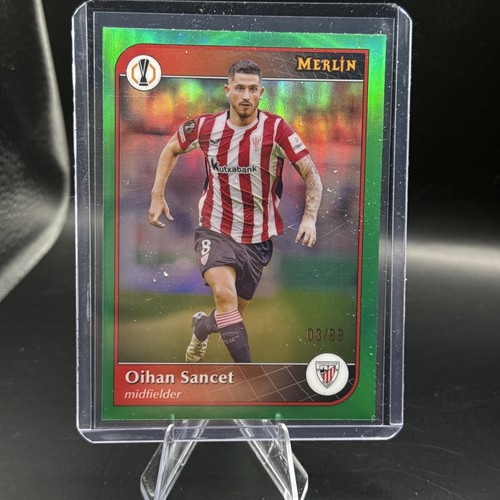 Oihan Sancet 2024 Topps Chrome Merlin Green /99