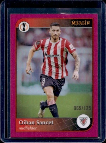 Oihan Sancet 2024 Topps Merlin Chrome Magenta Refractor /125