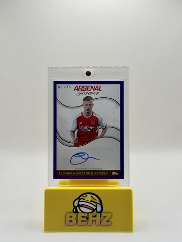 Oleksandr Zinchenko 2023 Topps Arsenal Forever /15