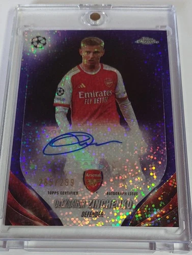 Oleksandr Zinchenko 2023 Topps Chrome /299