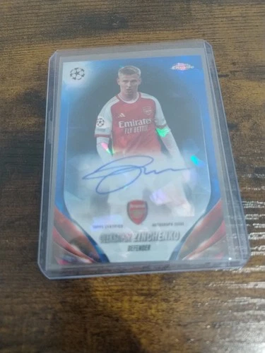 Oleksandr Zinchenko 2024 Topps Chrome Sapphire