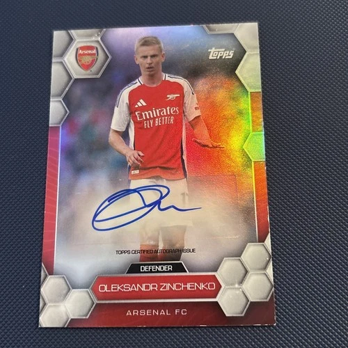 Oleksandr Zinchenko 2024 Topps Merlin Chrome