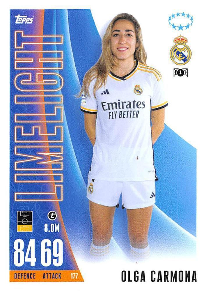Olga Carmona 2023 Topps Match Attax UEFA Club Competitions Extra