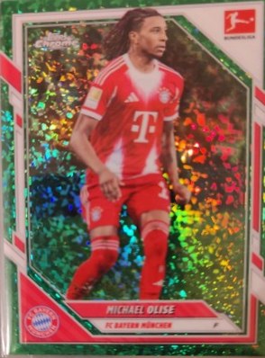 Michael Olise 2025 Topps Bundesliga Chrome Diamond /99
