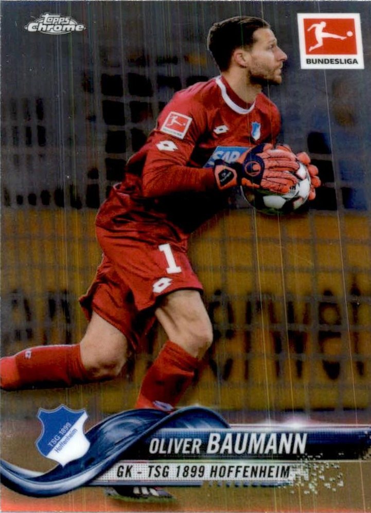 Oliver Baumann 2018 Topps Chrome Bundesliga 41
