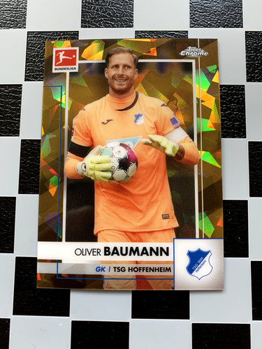 Oliver Baumann 2020 Topps Chrome Bundesliga Gold /50