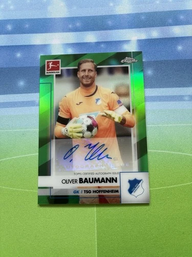 Oliver Baumann 2020 Topps Chrome Green /99