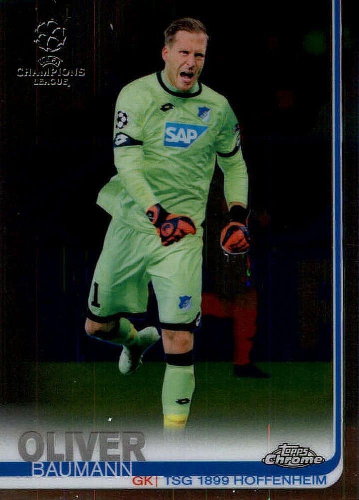 Oliver Baumann 2018 Topps Chrome UCC 54