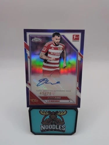 Oliver Burke 2025 Topps Bundesliga Chrome /75