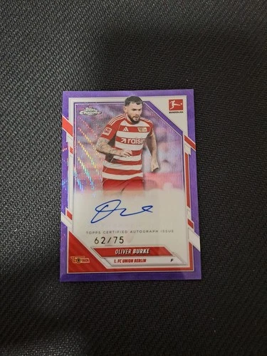 Oliver Burke 2026 Topps Chrome /75