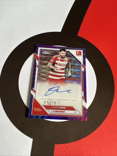 Oliver Burke 2026 Topps Chrome /75