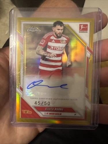 Oliver Burke 2025 Topps Chrome Bundesliga /50